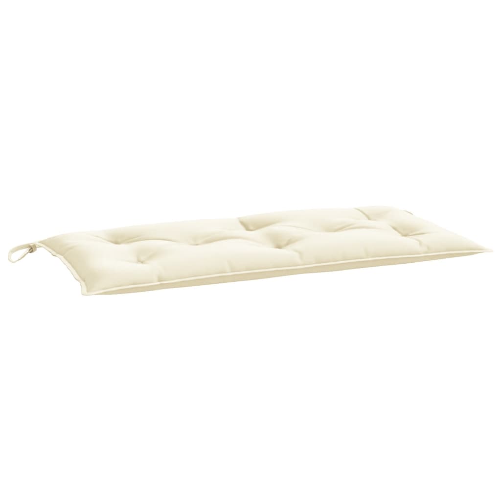Vidaxx Gartenbankauflage 110x50x7 cm Oxford-Stoff cremeweiß