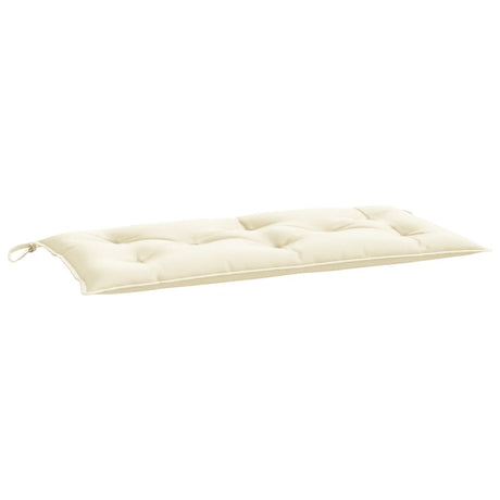 Vidaxx Gartenbankauflage 110x50x7 cm Oxford-Stoff cremeweiß