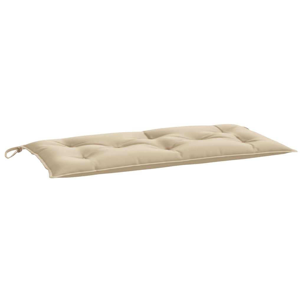 VidaXL Gartenbankauflage 110x50x7 cm Oxford-Stoff beige