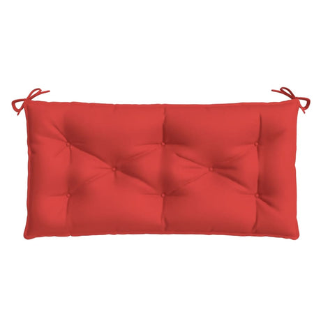 VidaXL Gartenbankauflage 110x50x7 cm Oxford-Stoff rot