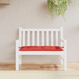 VidaXL Gartenbankauflage 110x50x7 cm Oxford-Stoff rot