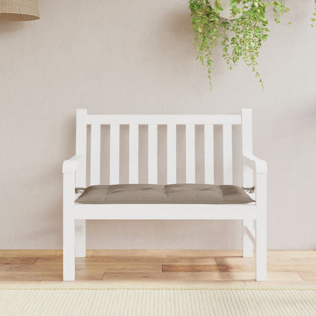Vidaxx Gartenbankauflage 110x50x7 cm Oxford-Stoff taupe
