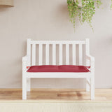 Vidaxx Gartenbankauflage 110x50x7 cm Oxfordstoff weinrot