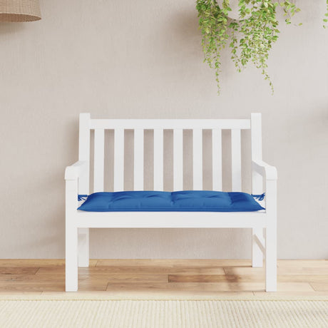 VidaXL Gartenbankauflage 110x50x7 cm Stoff blau