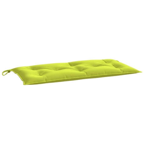 VidaXL Gartenbankauflage 110x50x7 cm Oxford-Stoff hellgrün