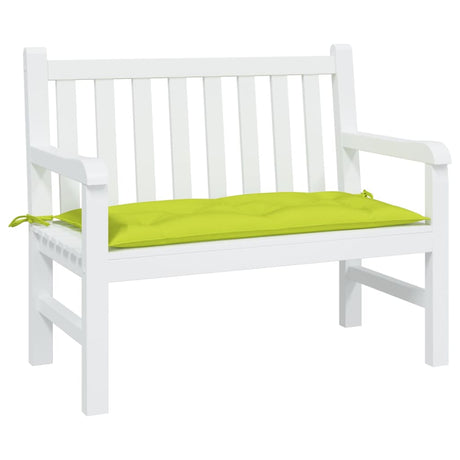 VidaXL Gartenbankauflage 110x50x7 cm Oxford-Stoff hellgrün