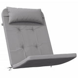 VidaXL Stuhlkissen 2 Stück Adirondack Oxford Stoff grau