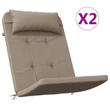 Vidaxl stoelkussens 2 st adirondack oxford stof taupe
