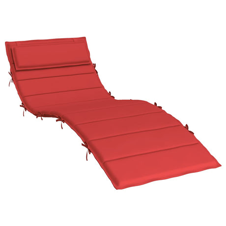 Vidaxx Liegekissen 180x60x4 cm Oxford-Stoff rot