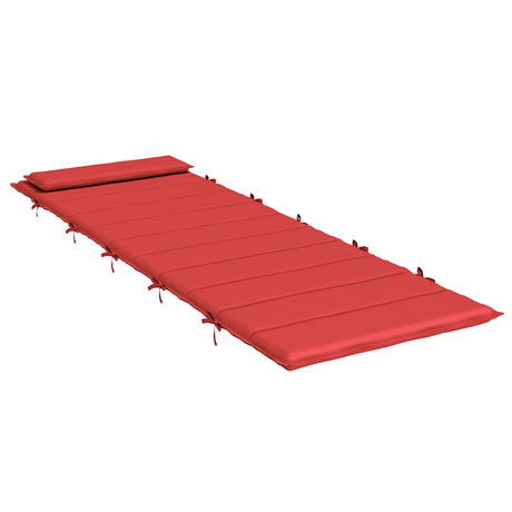 Vidaxx Liegekissen 180x60x4 cm Oxford-Stoff rot