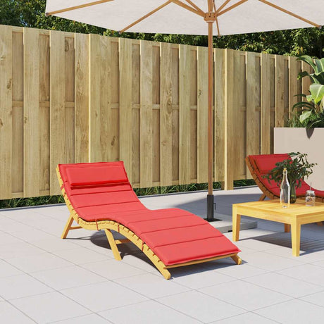 Vidaxx Liegekissen 180x60x4 cm Oxford-Stoff rot