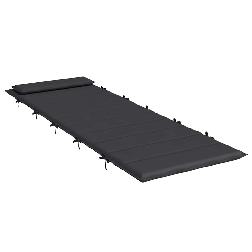 Vidaxx Liegekissen 180x60x4 cm Oxford-Stoff schwarz