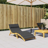 Vidaxx Liegekissen 180x60x4 cm Oxford-Stoff schwarz