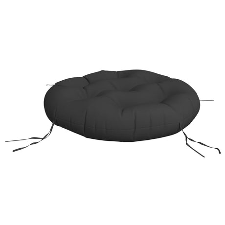 Vidaxl zitkussen rond ø 60x11 cm oxford stof zwart
