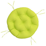 Vidaxx Sitzkissen rund ø 60x11 cm Oxford-Stoff hellgrün