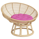 Vidaxx Sitzkissen rund ø 60x11 cm Oxford-Stoff rosa