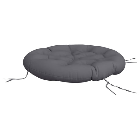 VidaXL Sitzkissen rund Ø 100x11 cm Oxford-Stoff Anthrazit