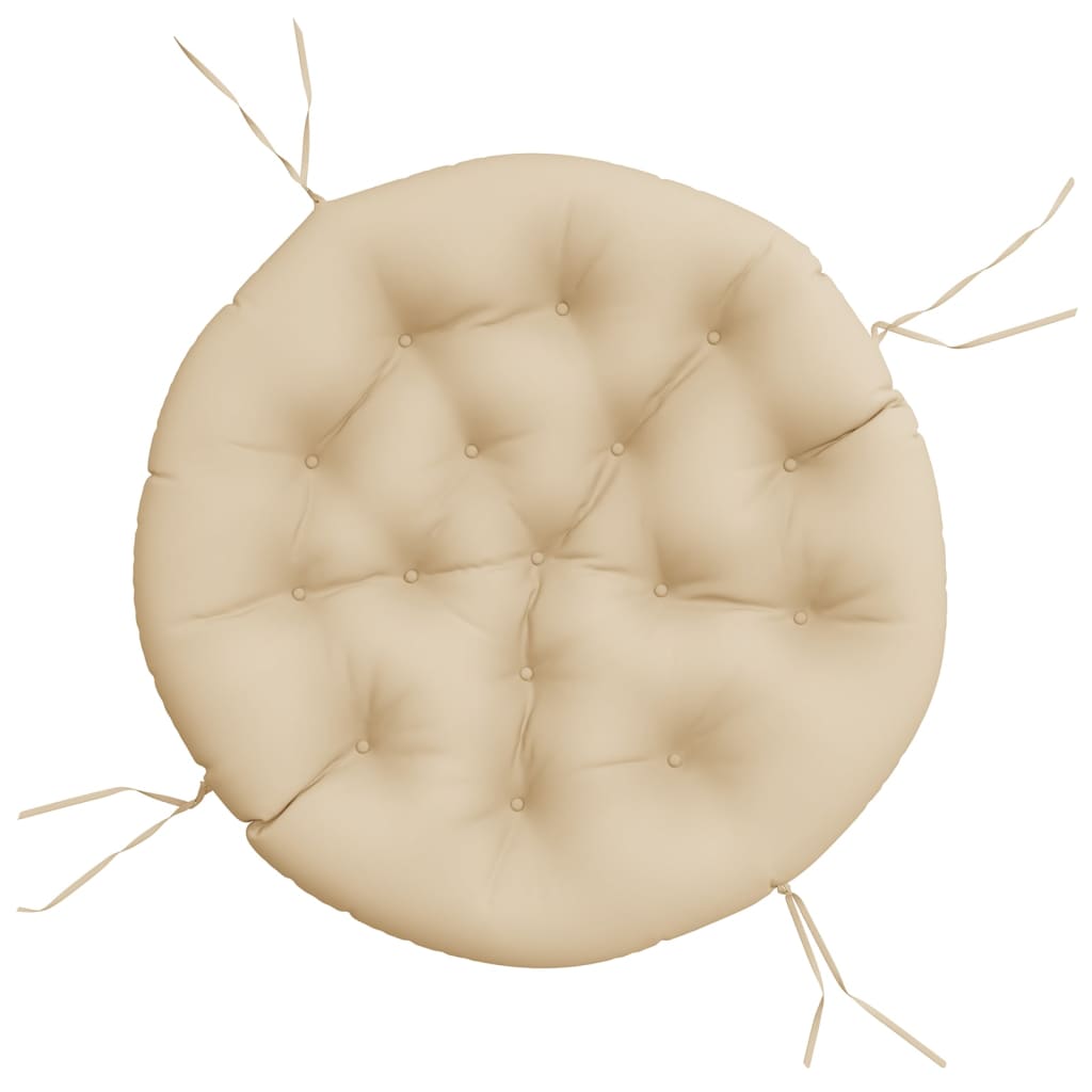 Vidaxl zitkussen rond ø 100x11 cm oxford stof beige