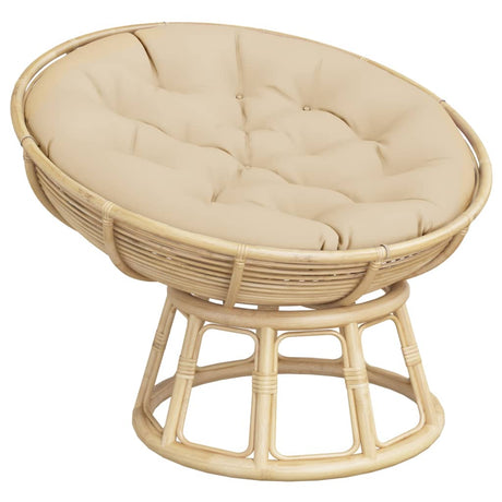 Vidaxl zitkussen rond ø 100x11 cm oxford stof beige