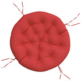 VidaXL Sitzkissen rund Ø 100x11 cm Oxford-Stoff rot