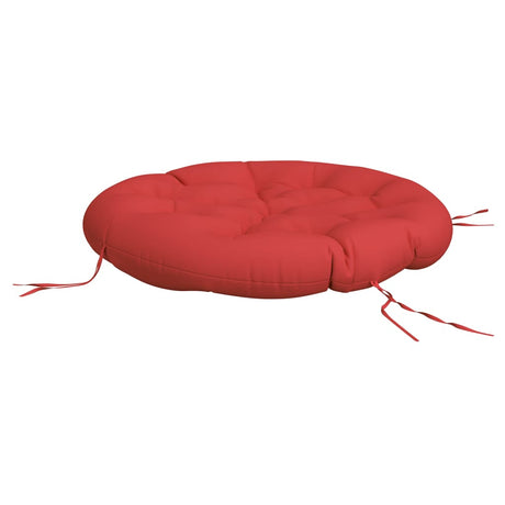 VidaXL Sitzkissen rund Ø 100x11 cm Oxford-Stoff rot