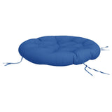 VidaXL Sitzkissen rund Ø 100x11 cm Oxford-Stoff Königsblau