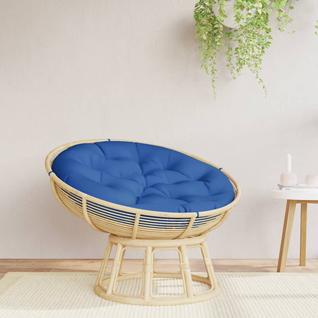 VidaXL Sitzkissen rund Ø 100x11 cm Oxford-Stoff Königsblau