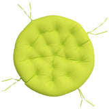 VidaXL Sitzkissen rund Ø 100x11 cm Oxford-Stoff hellgrün