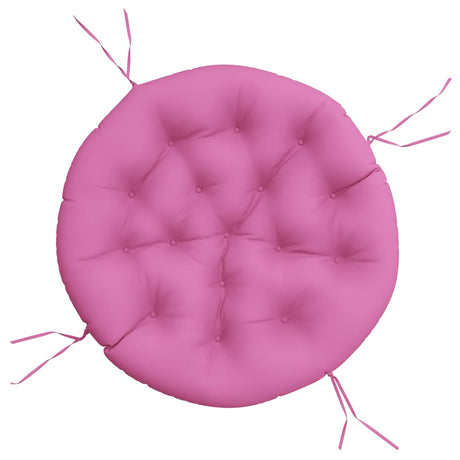 VidaXL Sitzkissen rund Ø 100x11 cm Oxford-Stoff rosa