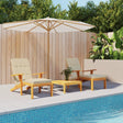 Vidaxx Terrassenstuhlkissen 2 Stück Oxford-Stoff beige