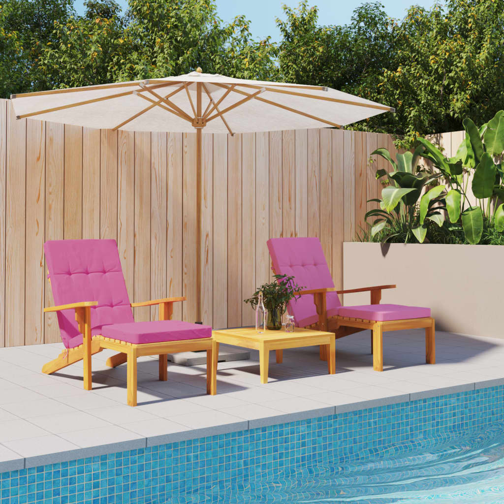 Vidaxx Terrassenstuhlkissen 2 Stück Oxford-Stoff rosa