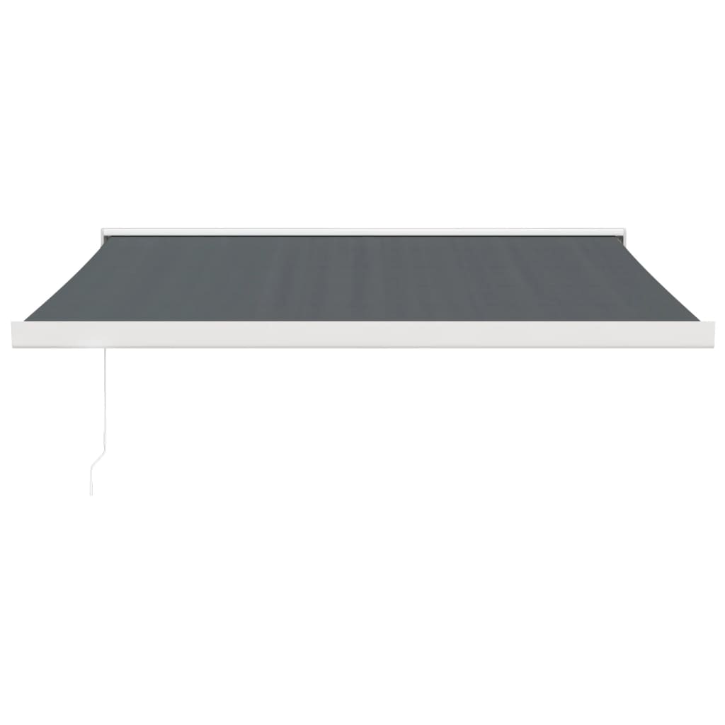 VidaXL Ausziehbare Markise 3x2,5 m Stoff und Aluminium Anthrazit