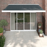 VidaXL Ausziehbare Markise 3x2,5 m Stoff und Aluminium Anthrazit