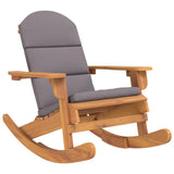 Vidaxl schommelstoel adirondack met kussens massief acaciahout