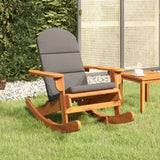 Vidaxl schommelstoel adirondack met kussens massief acaciahout