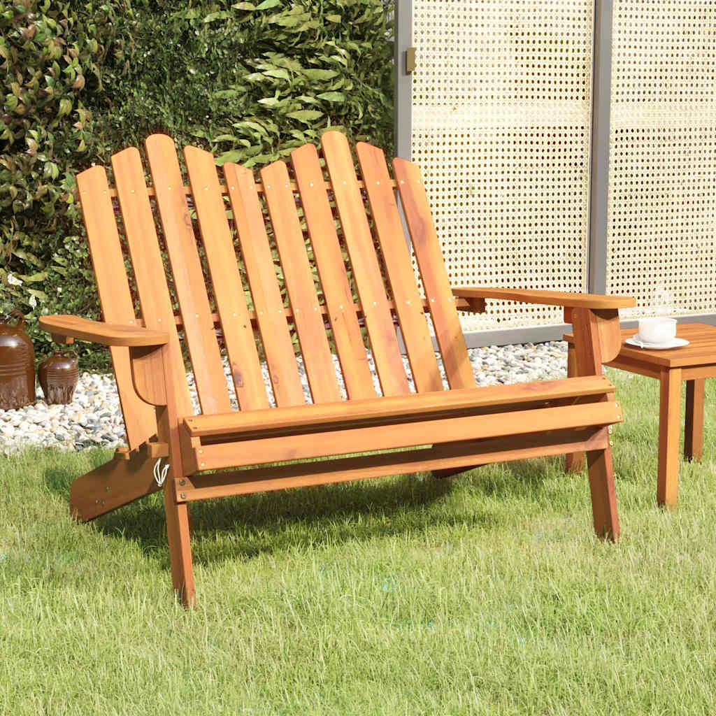 Vidaxl tuinbank adirondack 126 cm massief acaciahout