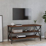 Vidaxl tv-meubel 100x40x50 cm bewerkt hout bruin eikenkleur