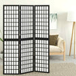 Vidaxl kamerscherm inklapbaar 3 panelen japanse stijl 120x170 cm zwart