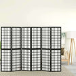 Vidaxl kamerscherm inklapbaar 6 panelen japanse stijl 240x170 cm zwart