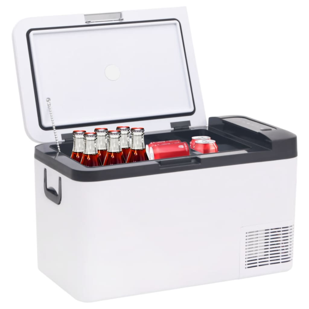 Vidaxx Kühlbox mit Griff 18 l PP PE schwarz und weiß