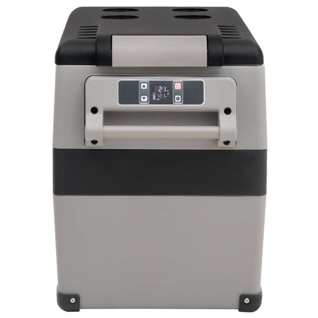 Vidaxx Kühlbox mit Griff 55 l PP PE schwarz und grau