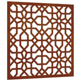 VidaXL Wanddekoration Garten Maurisches Design 55x55 cm Cortenstahl