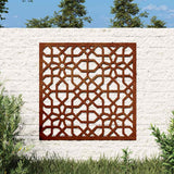 VidaXL Wanddekoration Garten Maurisches Design 55x55 cm Cortenstahl