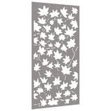 Vidaxx Wanddekoration Garten Ahornblatt Design 105x55 cm Cortenstahl