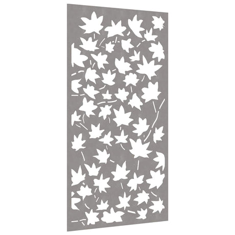 Vidaxx Wanddekoration Garten Ahornblatt Design 105x55 cm Cortenstahl