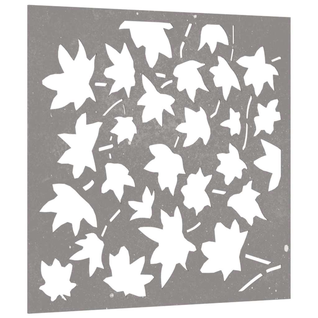 VidaXL Wanddekoration Garten Ahornblatt Design 55x55 cm Cortenstahl