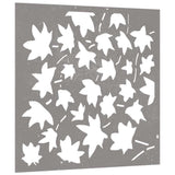 VidaXL Wanddekoration Garten Ahornblatt Design 55x55 cm Cortenstahl