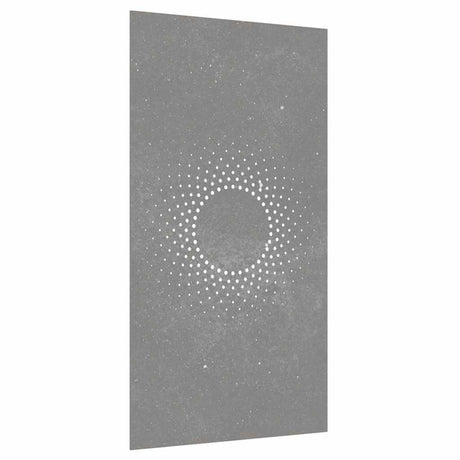 VidaXL Wanddekoration Gartensonnendesign 105x55 cm Cortenstahl