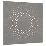 VidaXL Wanddekoration Gartensonnendesign 55x55 cm Cortenstahl