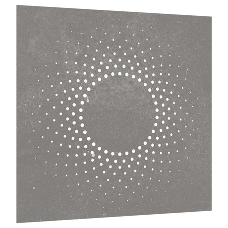 VidaXL Wanddekoration Gartensonnendesign 55x55 cm Cortenstahl